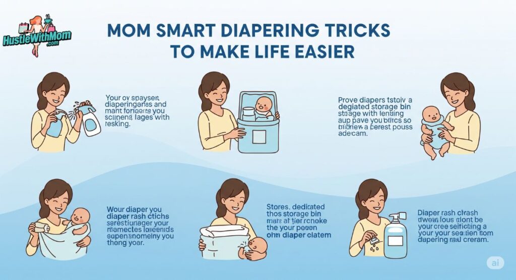a-mother-demonstrates-smart-diaper-usage-while-holding-her-baby-showcasing-tips-for-easier-parenting