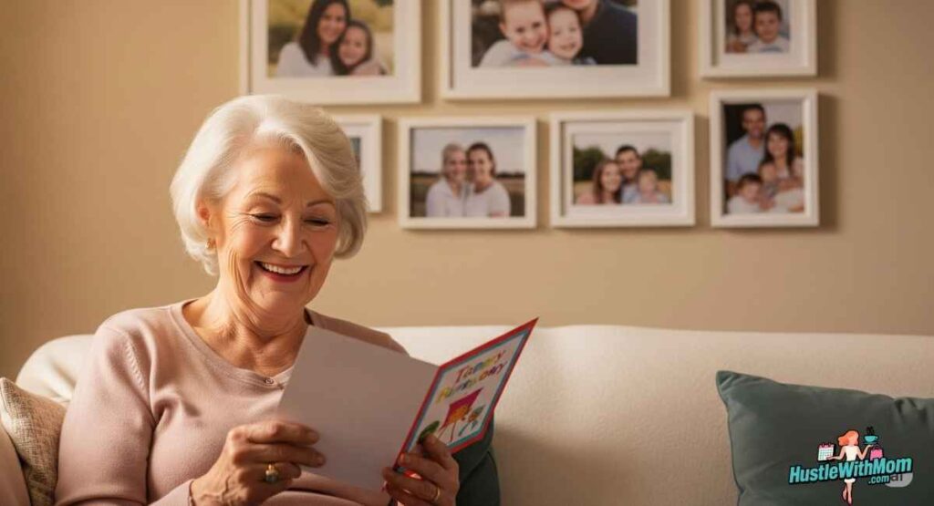 a-joyful-elderly-woman-smiling-while-reading-a-greeting-card-from-her-child-seated-on-a-cozy-couch-with-family-photos-in-the-background.