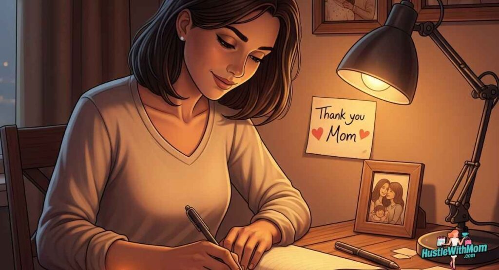 a-thoughtful-mother-writing-in-a-journal-or-greeting-card-at-a-cozy-desk-surrounded-by-soft-lighting-a-candle-and-framed-family-photos-warm-tones-emotional-atmosphere-with-a-handwritten-thank-you