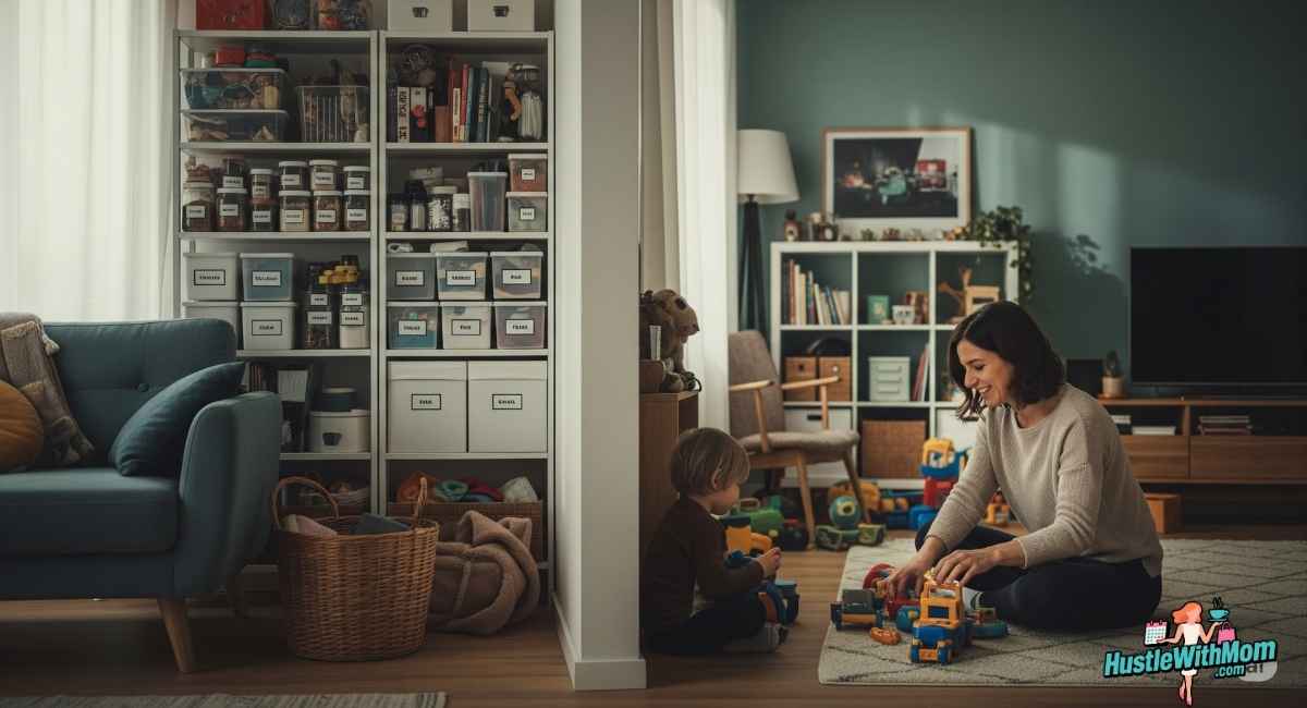 a-woman-and-child-happily-playing-with-colorful-toys-in-a-cozy-living-room-surrounded-by-a-warm-and-inviting-atmosphere.