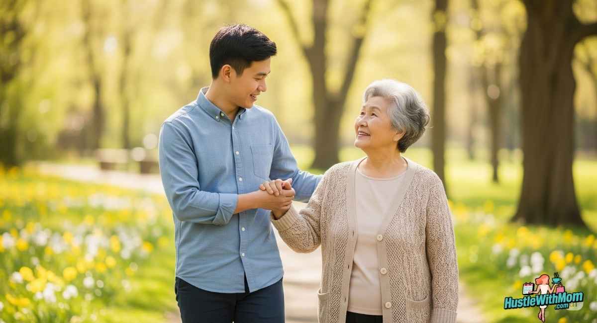 adult-child-with-elderly-mother-life-insurance-and-family-planning-concept.