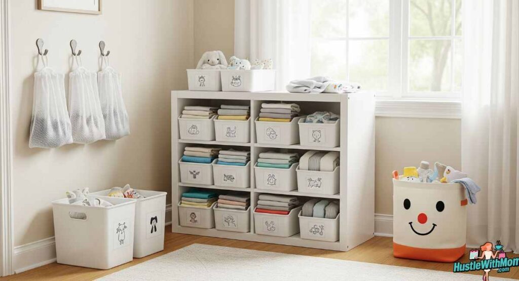 Creative Mom Hacks for Baby Organization at Home