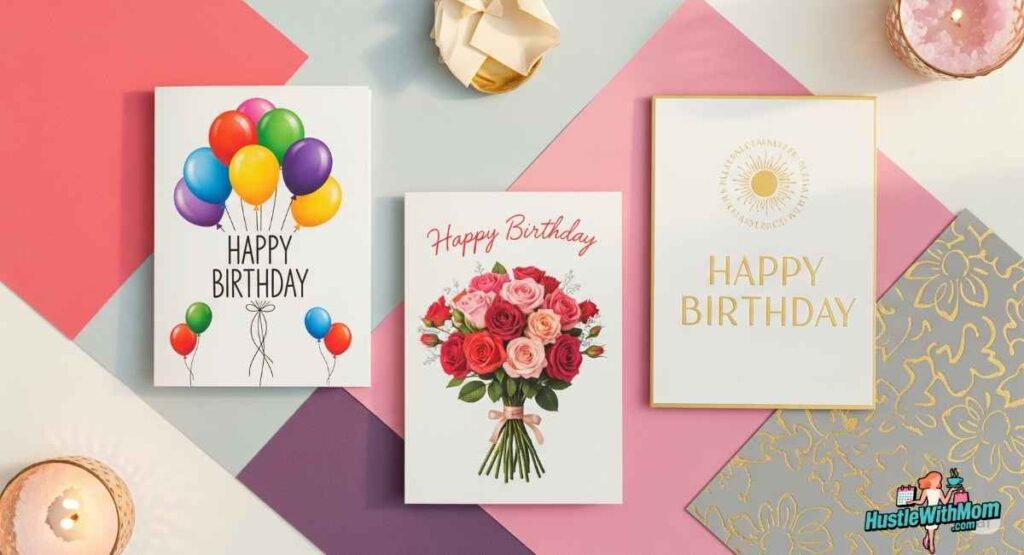 three-colorful-birthday-cards-featuring-balloons-and-flowers-each-with-unique-quotes-celebrating-special-moments.