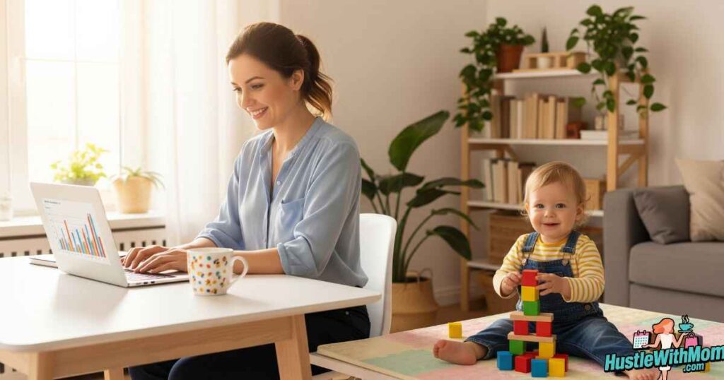 a-mom-balancing-work-and-family-life-illustrating-a-success-story-from-a-place-for-mom-jobs.