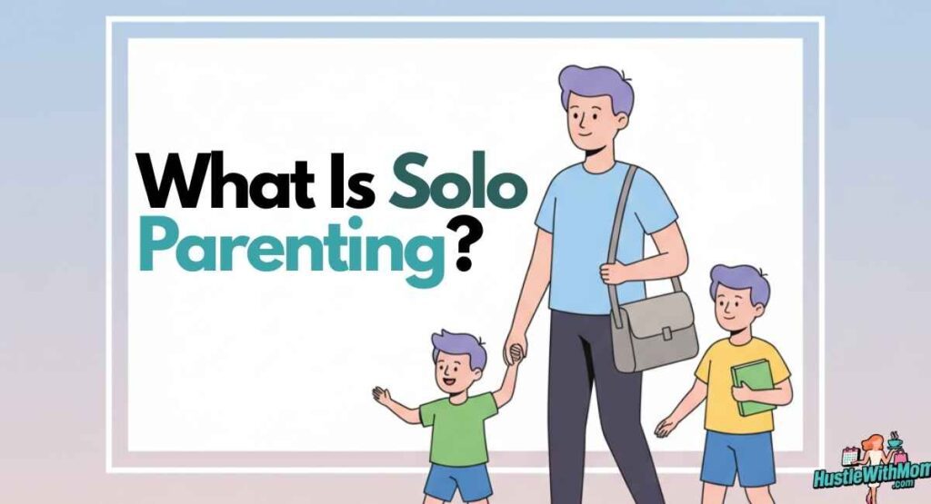 illustration-of-a-solo-parent-with-two-children-showing-the-concept-of-solo-parenting-where-one-parent-manages-work-family-and-childcare-responsibilities-alone.