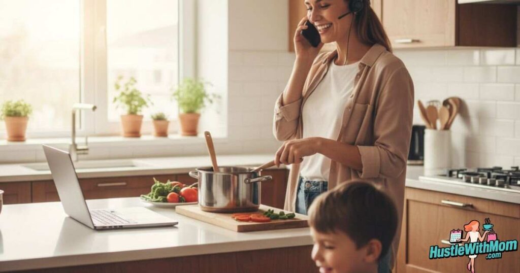 single-mom-balancing-work-and-family-life-while-cooking-dinner-with-her-child