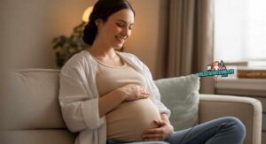 happy-pregnant-woman-relaxing-during-the-first-trimester-of-pregnancy