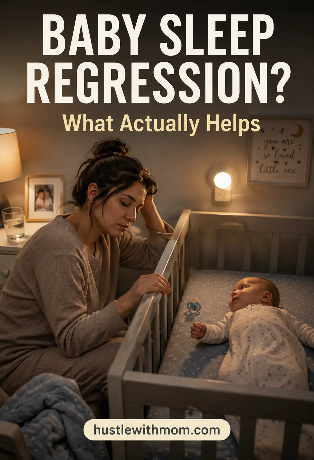Mother speaking with a pediatrician about her baby's changed sleep pattern.