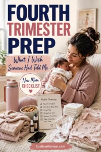 Preparing for the fourth trimester with a newborn, postpartum essentials, and a practical new mom checklist.